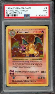Charizard Shadowless PSA 10 graded card