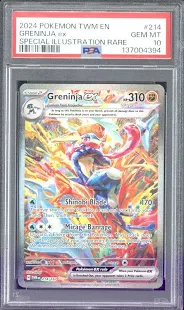 Greninja ex PSA 10 graded card